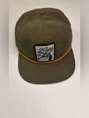 Richardson Cut-N-Shoot Texas Olive Green Rope-Trim Hat